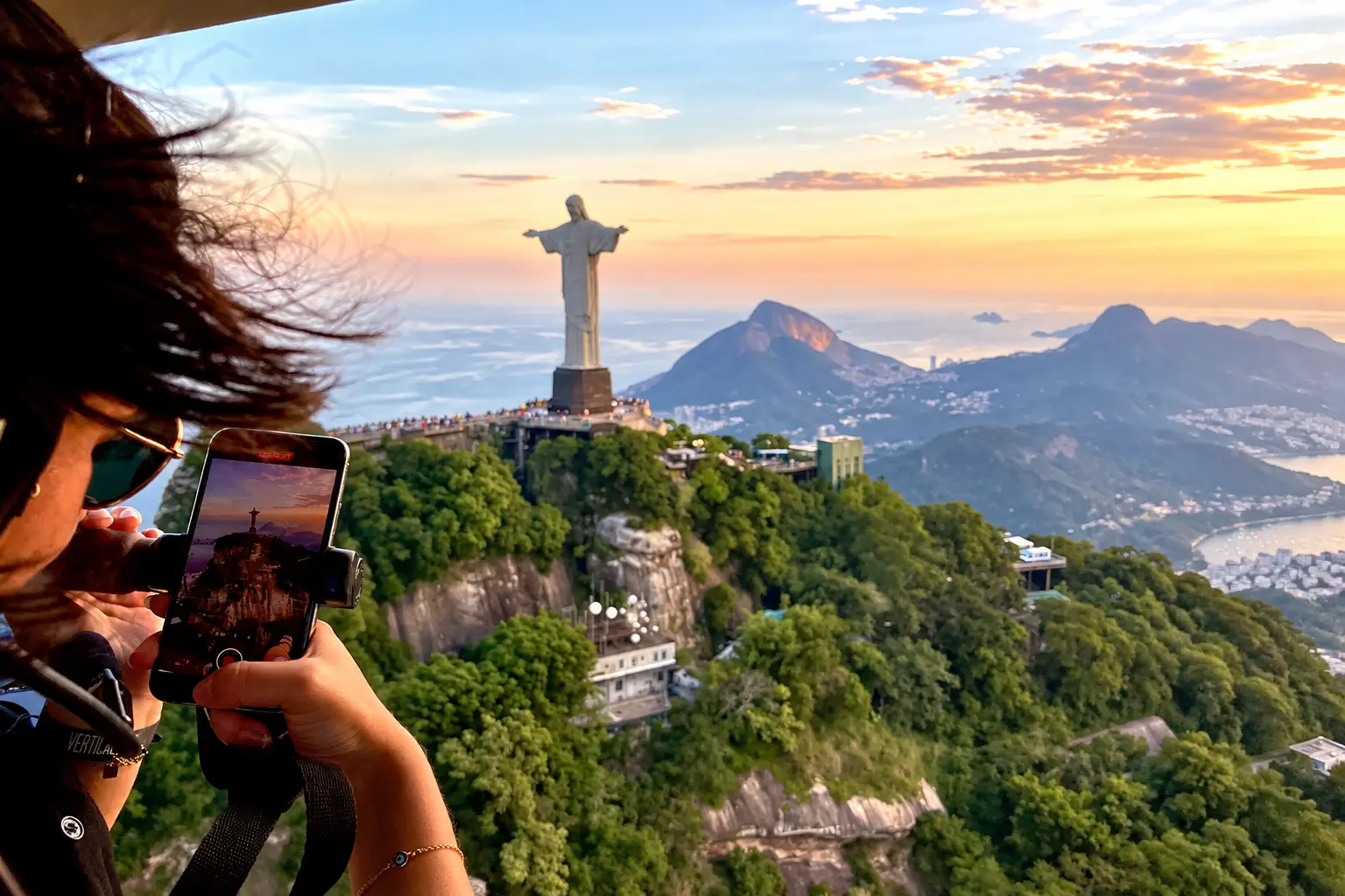 Doors-off helicopter tour over Rio de Janeiro with Vertical Rio